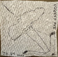 a piece of paper with a drawing on it